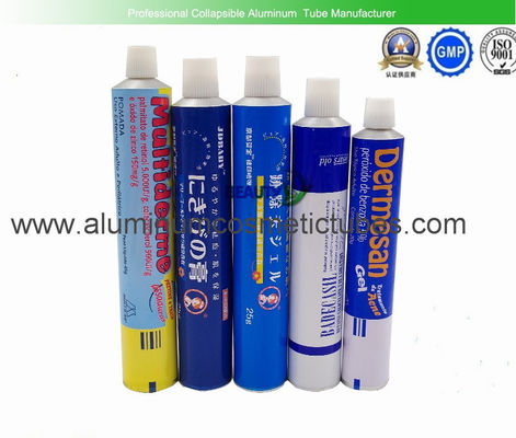 China Eye Ointment Aluminum Squeeze Tube Packaging , Custom Aluminum Tube Containers supplier